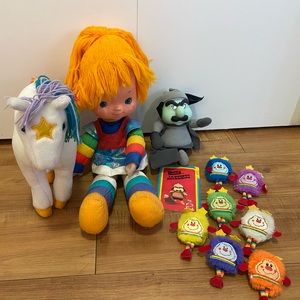 Rainbow Brite Vintage Collection of doll, horse, Murky Dismal and 7 Sprites